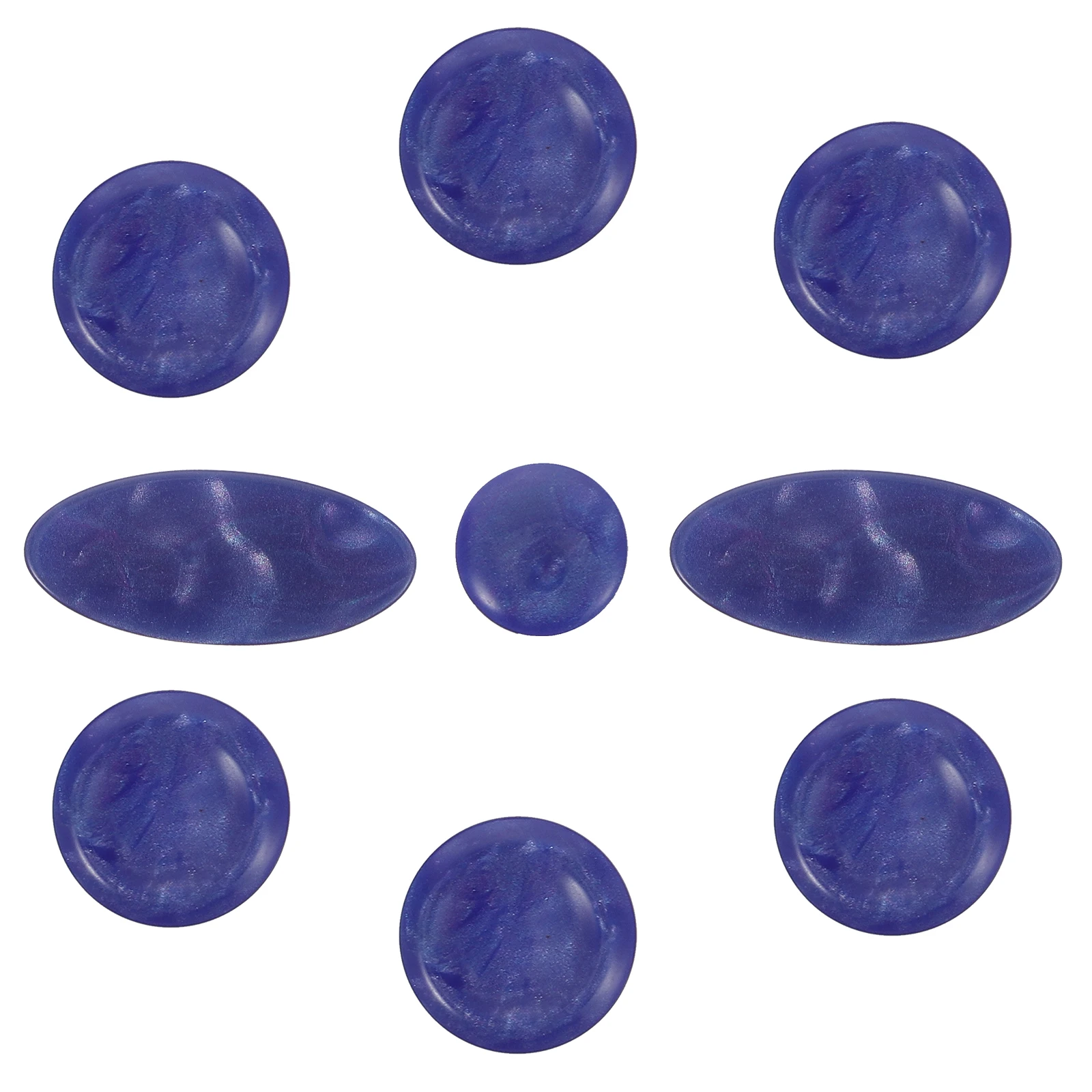 

9pcs Saxophone Buttons Plastic Piston Button Snaps Beautiful Shell Shape Durable Accessories Musical Instrument Parts