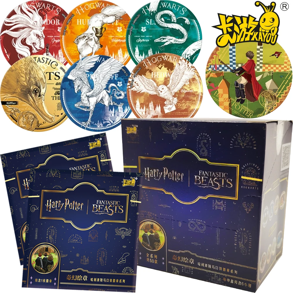 

Genuine KAYOU Harry Potter Exquisite Badge Popular Fantasy Movie Protagonist Cosplay Clothes Bag Decoration Brooch Creative Gift