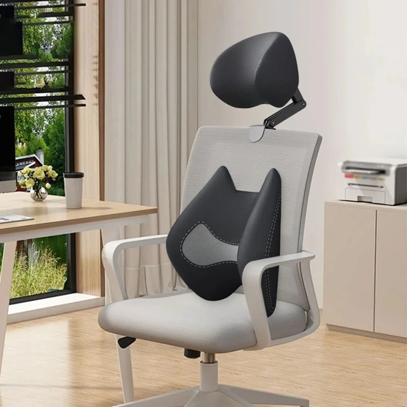 

Computer Chair Headrest Detachable Head Support Cushion Chair Neck Pillow for Rest LiftingHome Furniture Any Desk