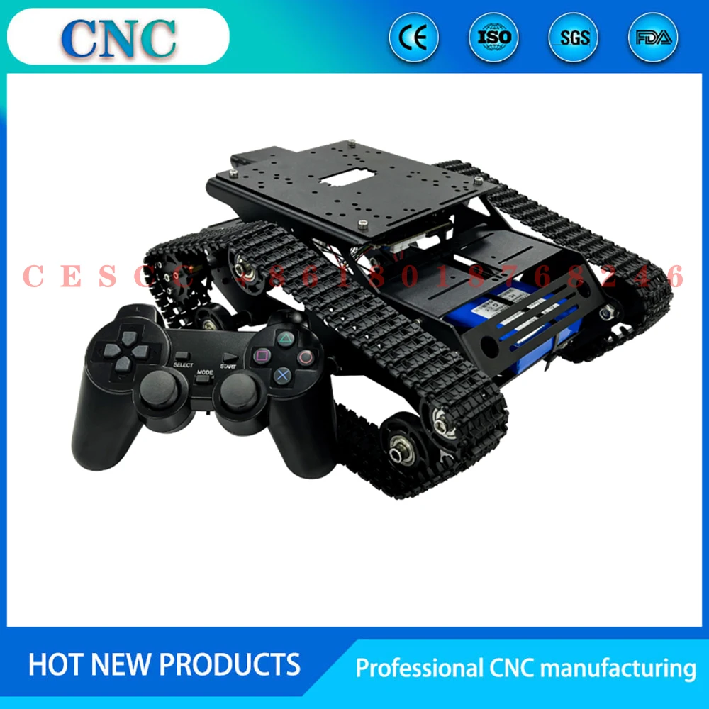 TR300P tracked tank chassis ROS robot open source development platform mobile APP control off-road