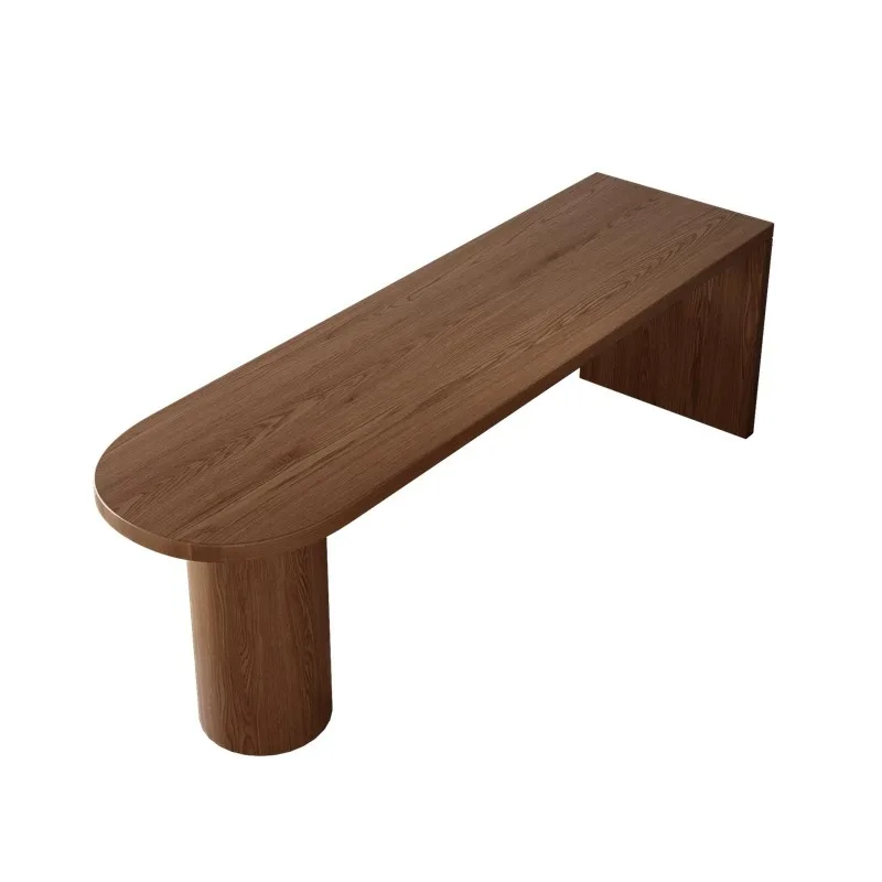 All solid wood living room dining table desk long workbench household student children reading study table double computer table