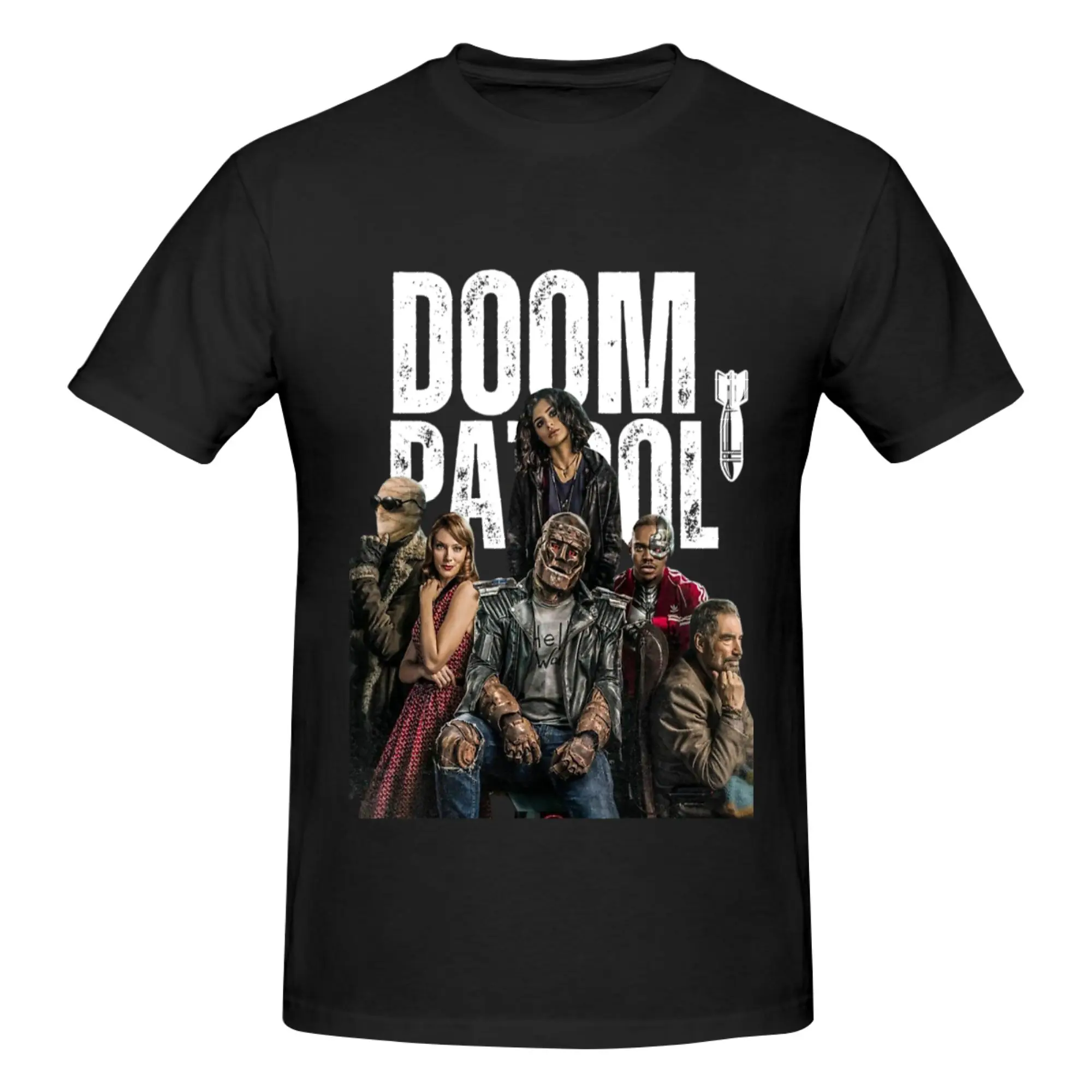 Camiseta divertida con estampado para hombre, camiseta Unisex deportiva para hombre, promoción Exploring the Eccentric World of Doom Patrol