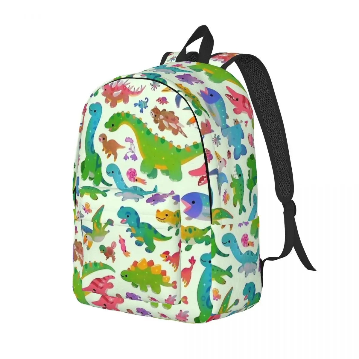 Jurassic Baby Pastel Dinosaur Backpack for Boy Girl Kids Student School Bookbag Daypack Kindergarten Primary Bag Sports