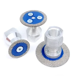 Vacuum Brazed Diamond Engraving Saw Caving Blade Removable Flange M14 5/8-11 Grinding Disc Cutting Blade For Stone Concrete Tile