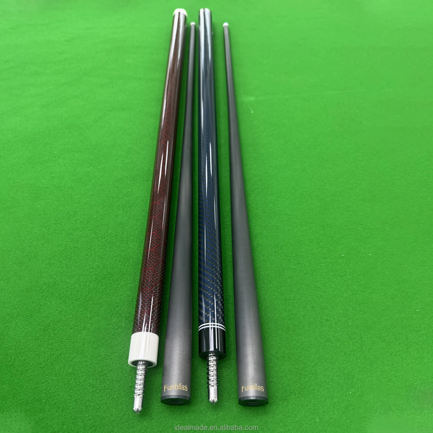 

Professional Carbon Fiber Pool Cue 12.4mm High Quality Snooker & Billiard Cues Stick with Leather Tip