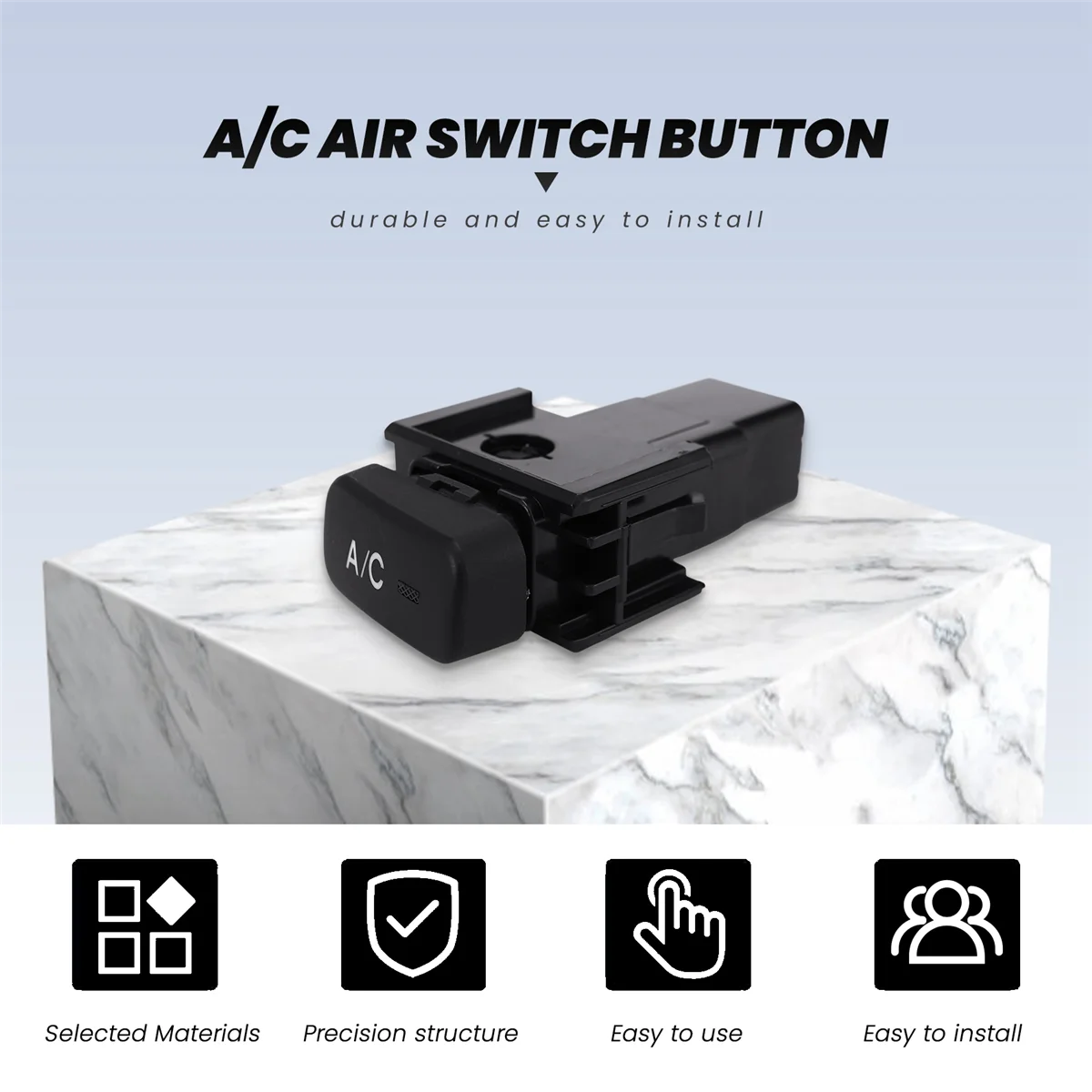 84660-0K010 84660-71010 Автомобильная кнопка переключения кондиционера для Toyota Hilux Vigo 2004-2015 846600 К010 8466071010