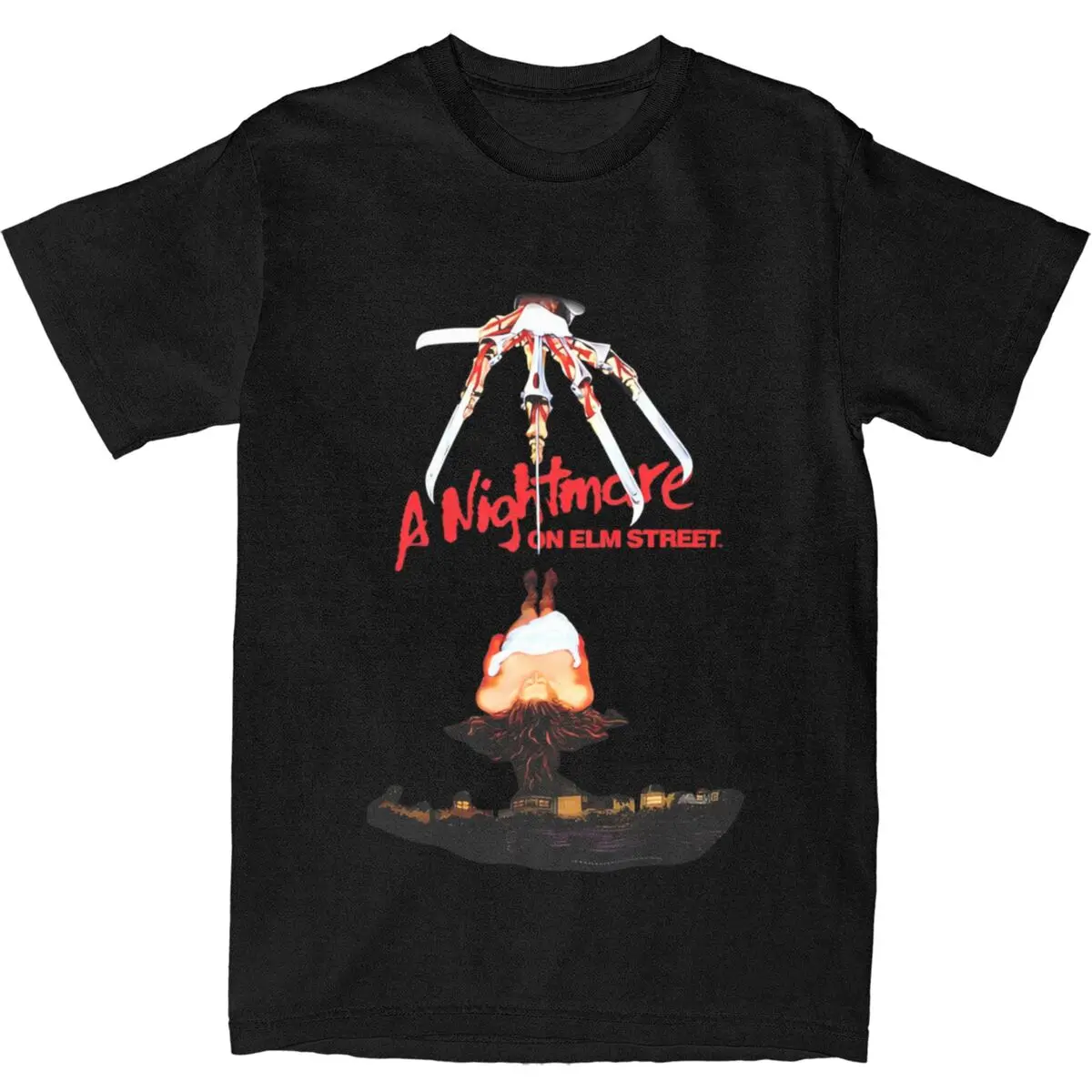 Men Women T-Shirt Elm Street Nightmare T-Shirts Horror F-Freddy K-Kruger Summer Tee Shirt Pure Cotton Clothing Gift Idea