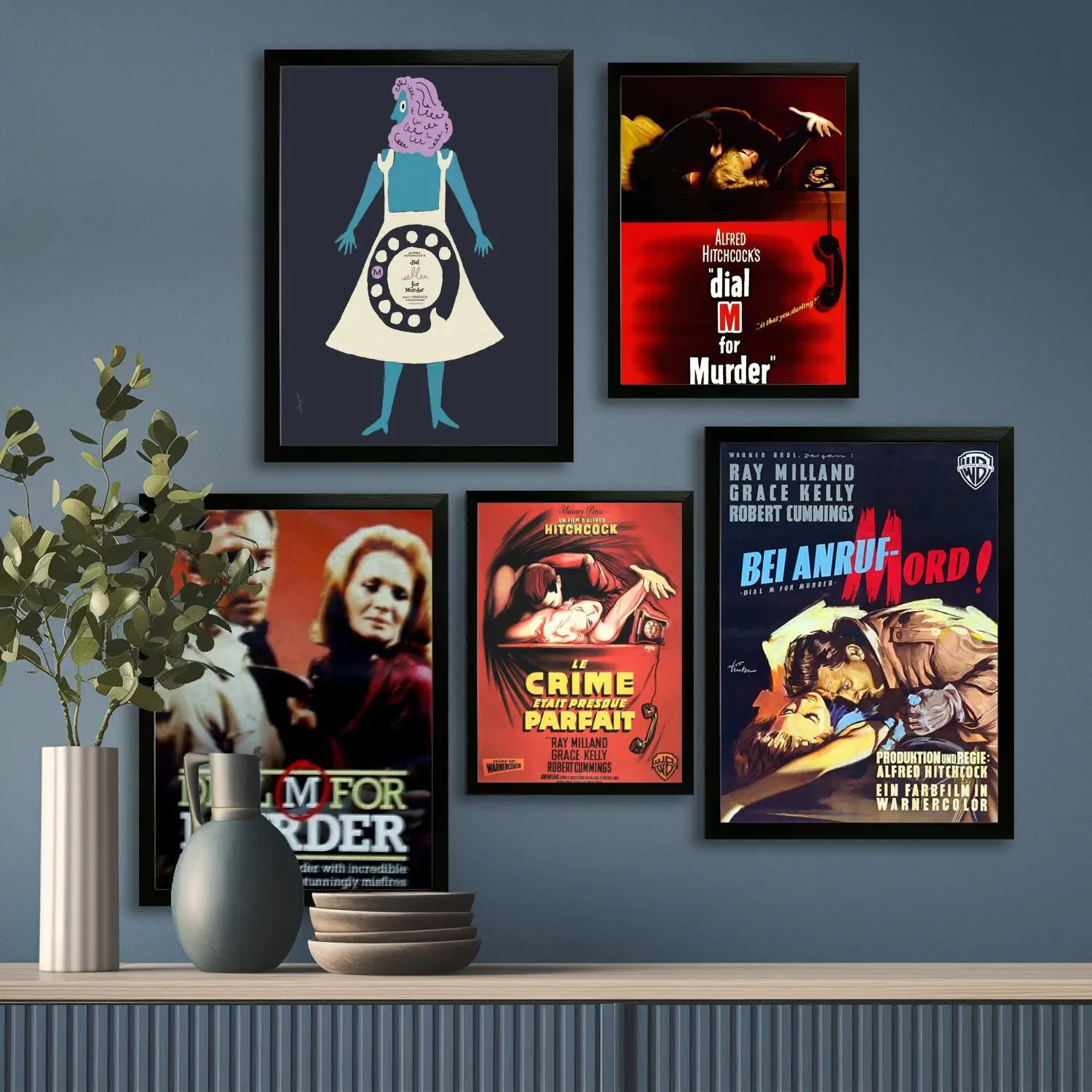 

dial m for murder Movie Canvas Art Poster and Wall Art, Picture Print, Modern Family Bedroom Decor, Posters,Decorative painting