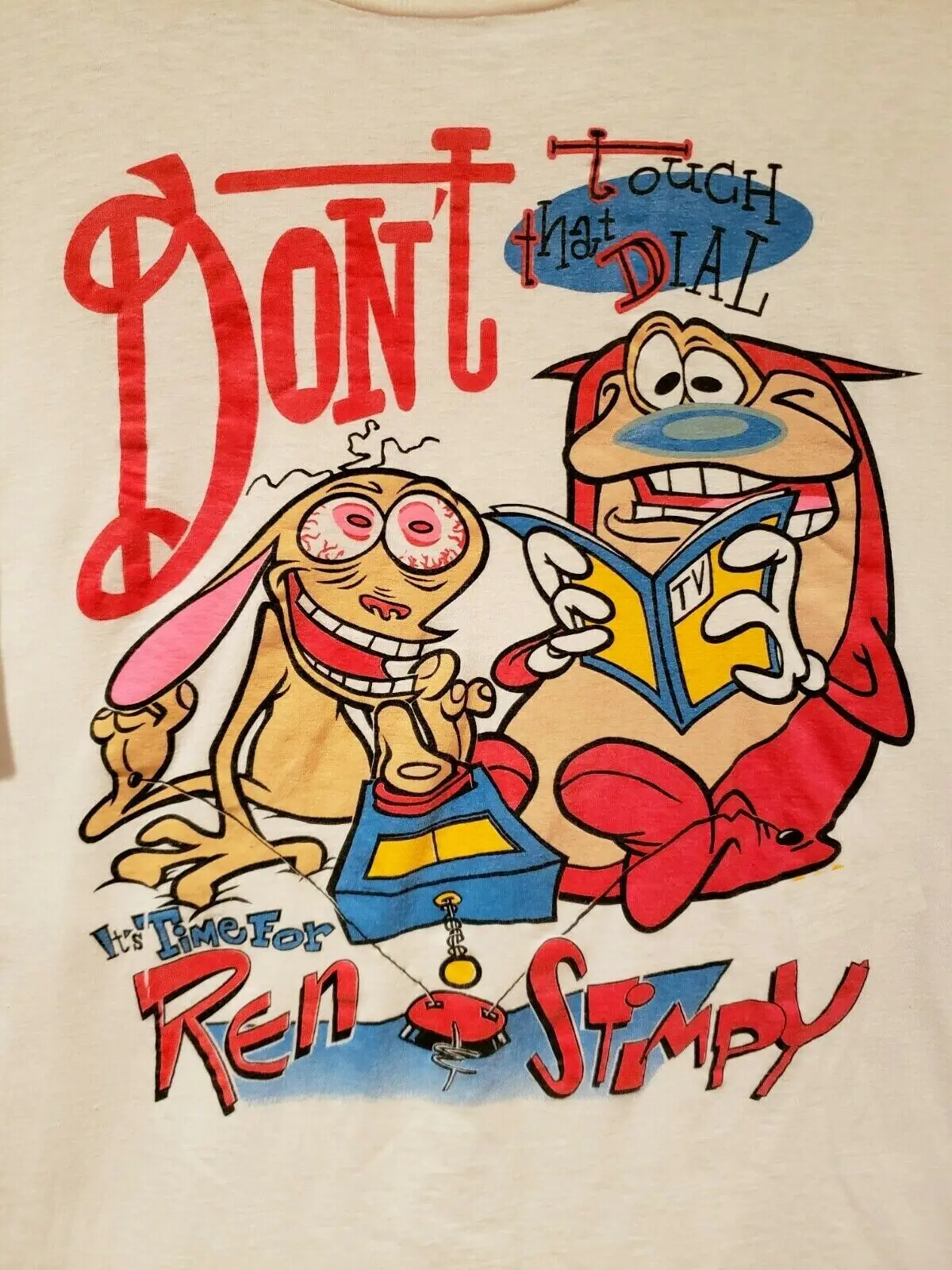 Vintage Ren and Stimpy T-shirts Cotton Unisex Tee S-4Xl NN719