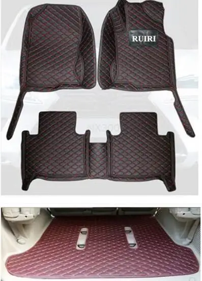 

Специальные автомобильные коврики на заказ + коврик в багажник для правого руля Lexus LX 570 7 мест 2021-2007 водонепроницаемые ковры для LX570 2019