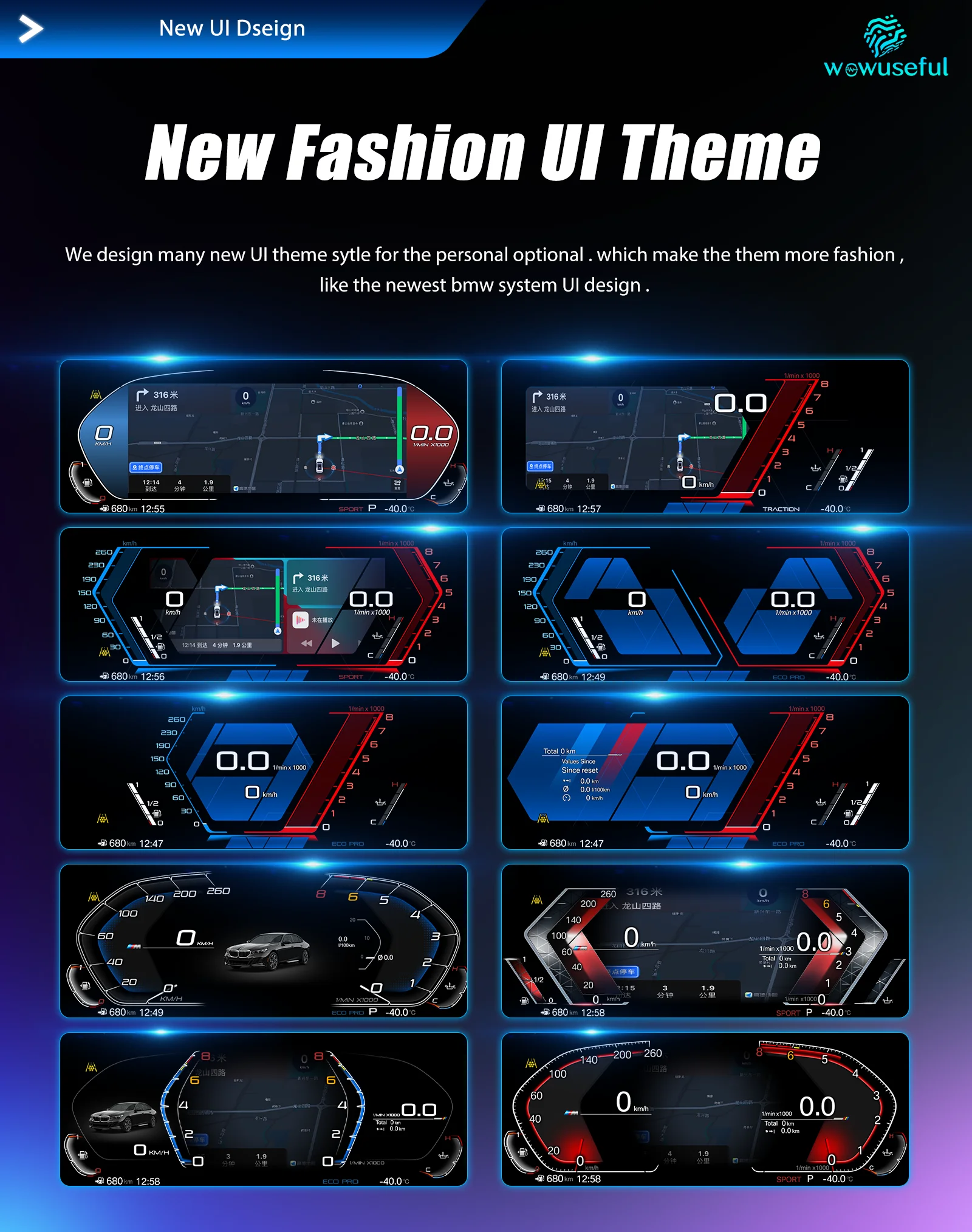 Auto-LCD-Armaturenbrett-Panel für BMW 1er E81 E82 E87 E88 2006–2015 Jahre digitales Cluster-Instrumentenanzeige, Tachometer – Detail 4