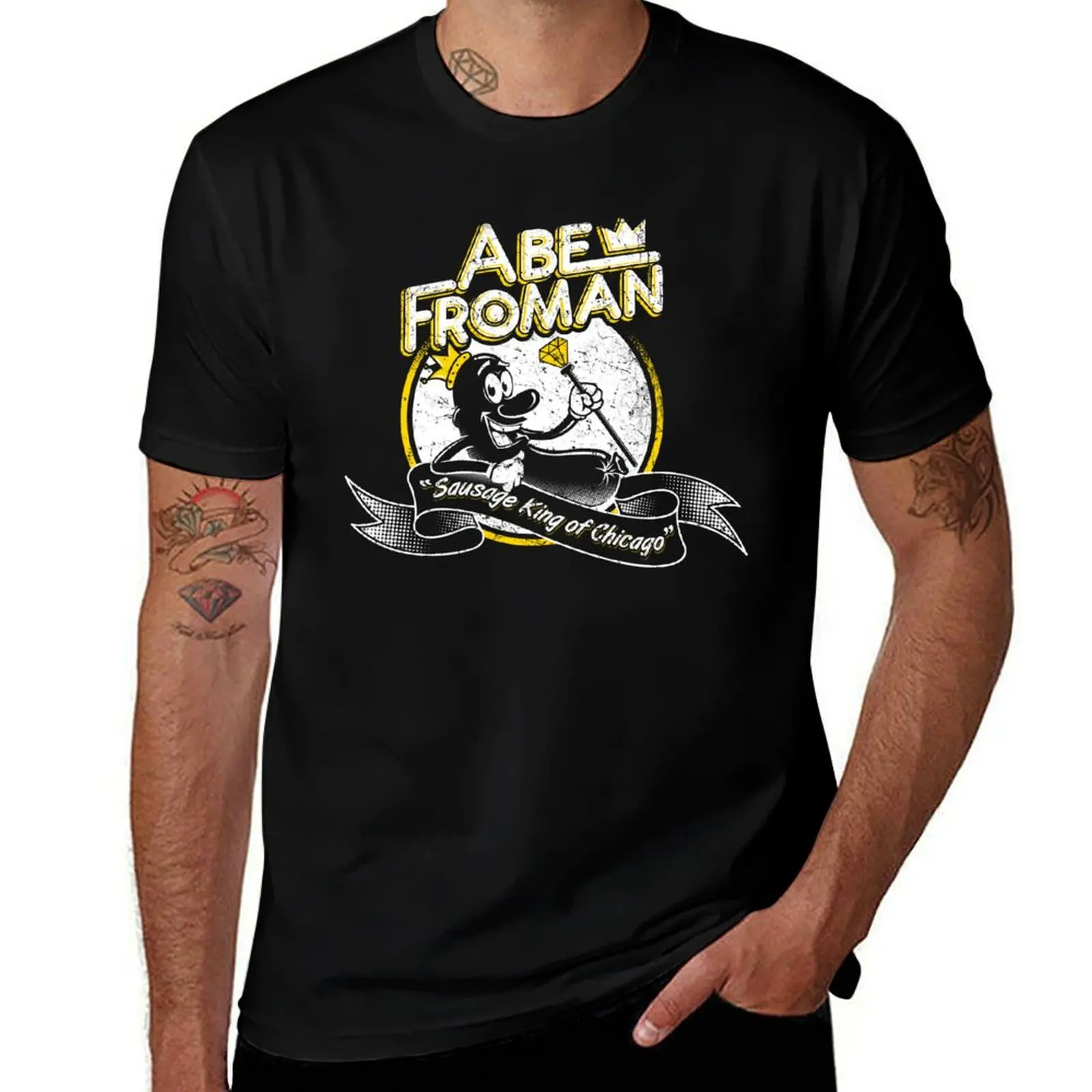 

The King man t high Abe shirts shirt T-Shirt funny Froman t quality Sausage cotton man
