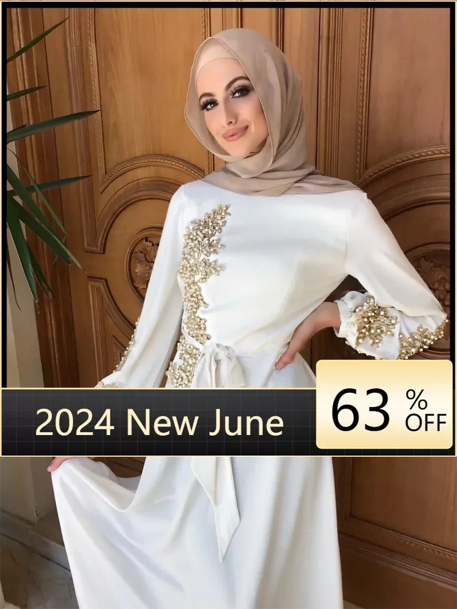 

Eid Mubarak Abaya Dubai Turkey Muslim Hijab Dress Kaftan Islam Clothing Abayas Dresses For Women Robe Musulman Femme Vestidos