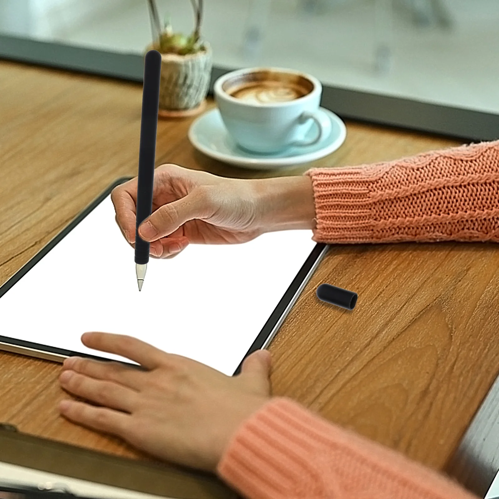 

2Sets Stylus Pen Protector Cover Silicone Sleeve Shockproof Dropproof Skin-Friendly Easy Carry Compatible Pencil 2