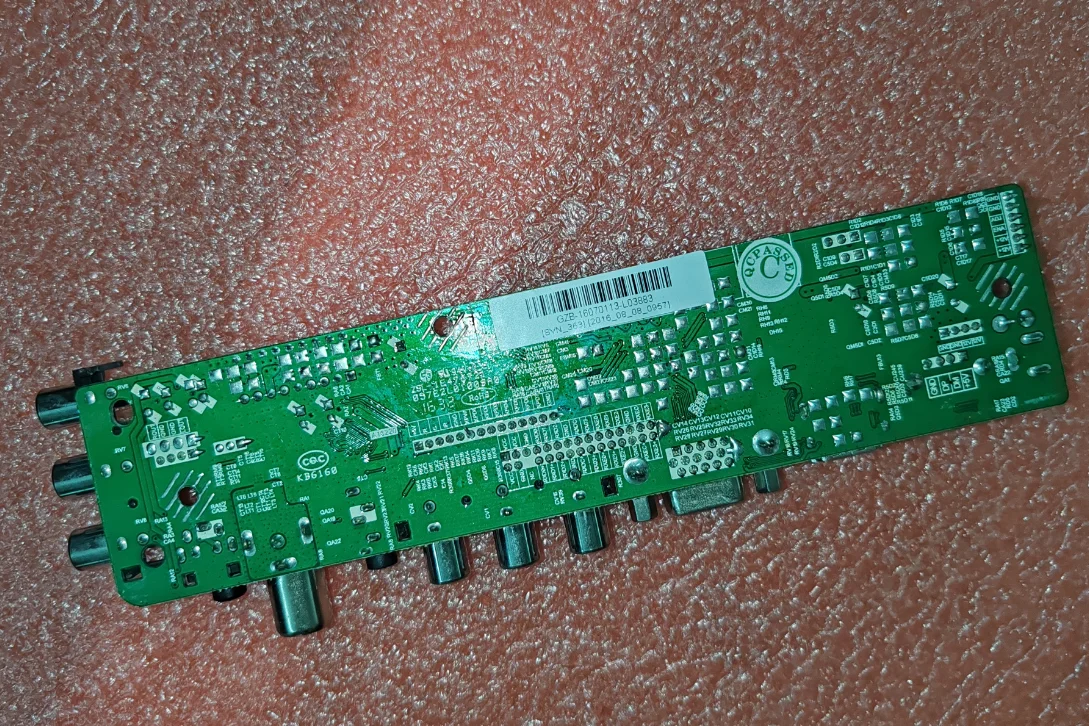 اللوحة الأم للتلفزيون LED HK.T.RDA8501V01، تم اختبارها جيدًا، تظهر الصور المادية المزدوجة AV + VGA + HDMI + USB + RF