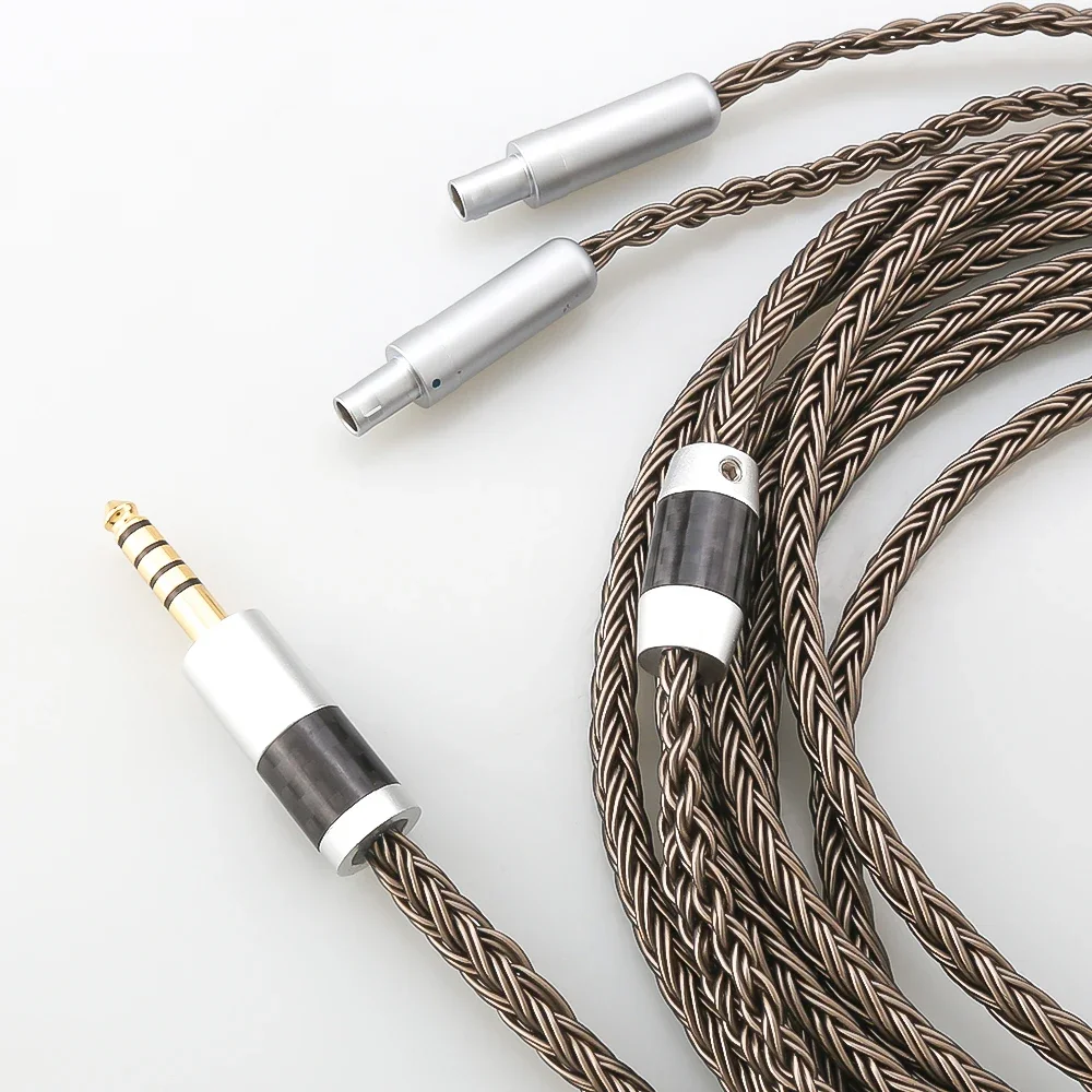 16 Core Male Plug Jack to Headphone Earphone Cable Compatible with Sennheiser HD 800 S HD800 HD800S - 2.5mm 3.5mm 4.4mm 6.35mm