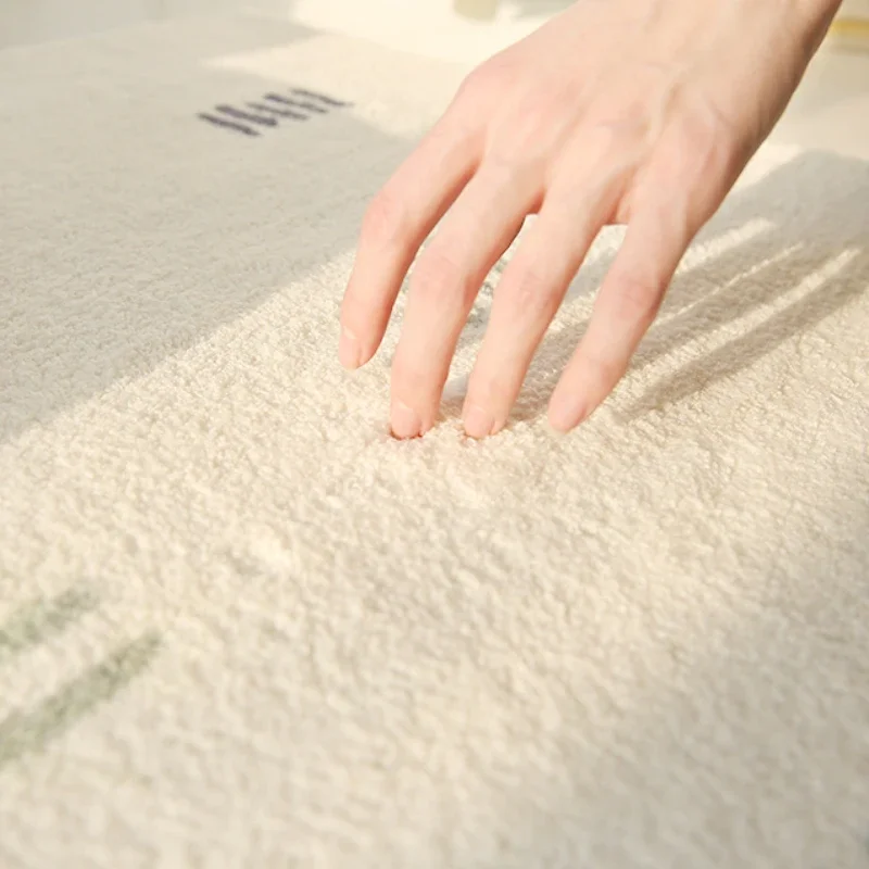 سجاد على الطراز الفرنسي القديم لغرفة النوم سجادة أرضية ناعمة منفوشة ومساحة كبيرة لتزيين غرفة المعيشة سجادة منزلية سميكة من القطيفة