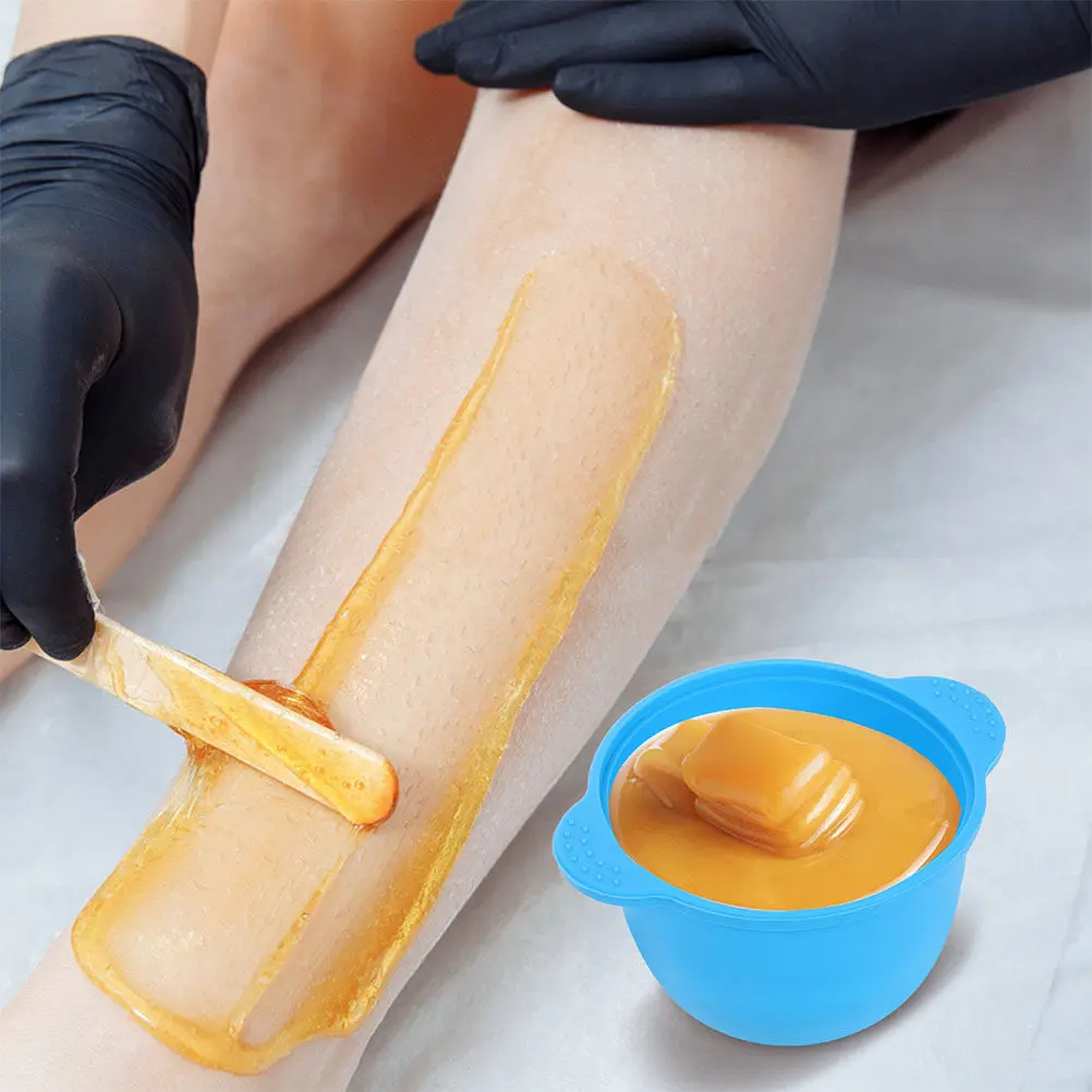 

2 шт. складных силиконовых вкладышей для воскоплава, многоразовые чаши для депиляции лица и тела, для всех типов кожи, портативные принадлежности для восковой депиляции