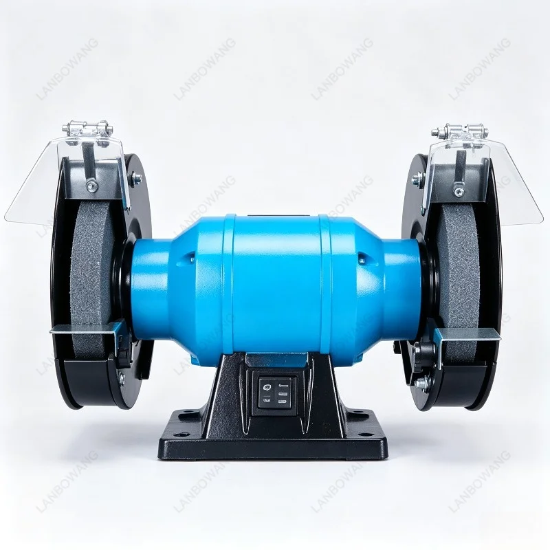 6 Inch 220V 250W Bench Grinder, Small Household Micro Polishing Machine Multifunctional Metal Sharpener Tool