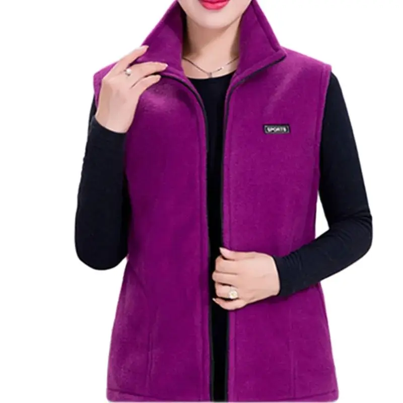 Sudadera Polar de talla grande para mujer, chaleco, chaqueta Polar, cárdigan, Casaco2523