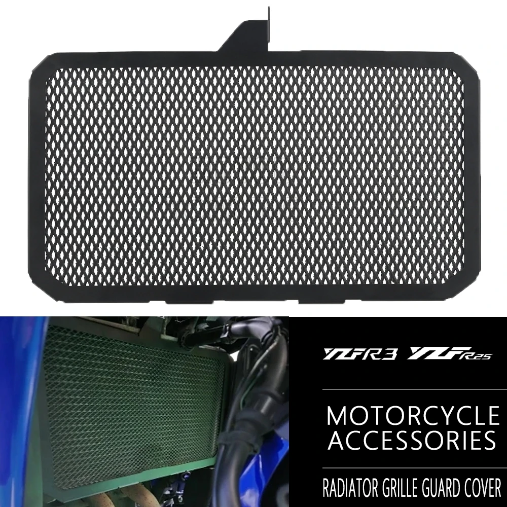 

YZFR3 YZFR25 Motorcycle Radiator Tank Grille Guard Protector Protection For YAMAHA YZF R3 R25 2015-2022 2023 2024 YZF-R3 YZF-R25