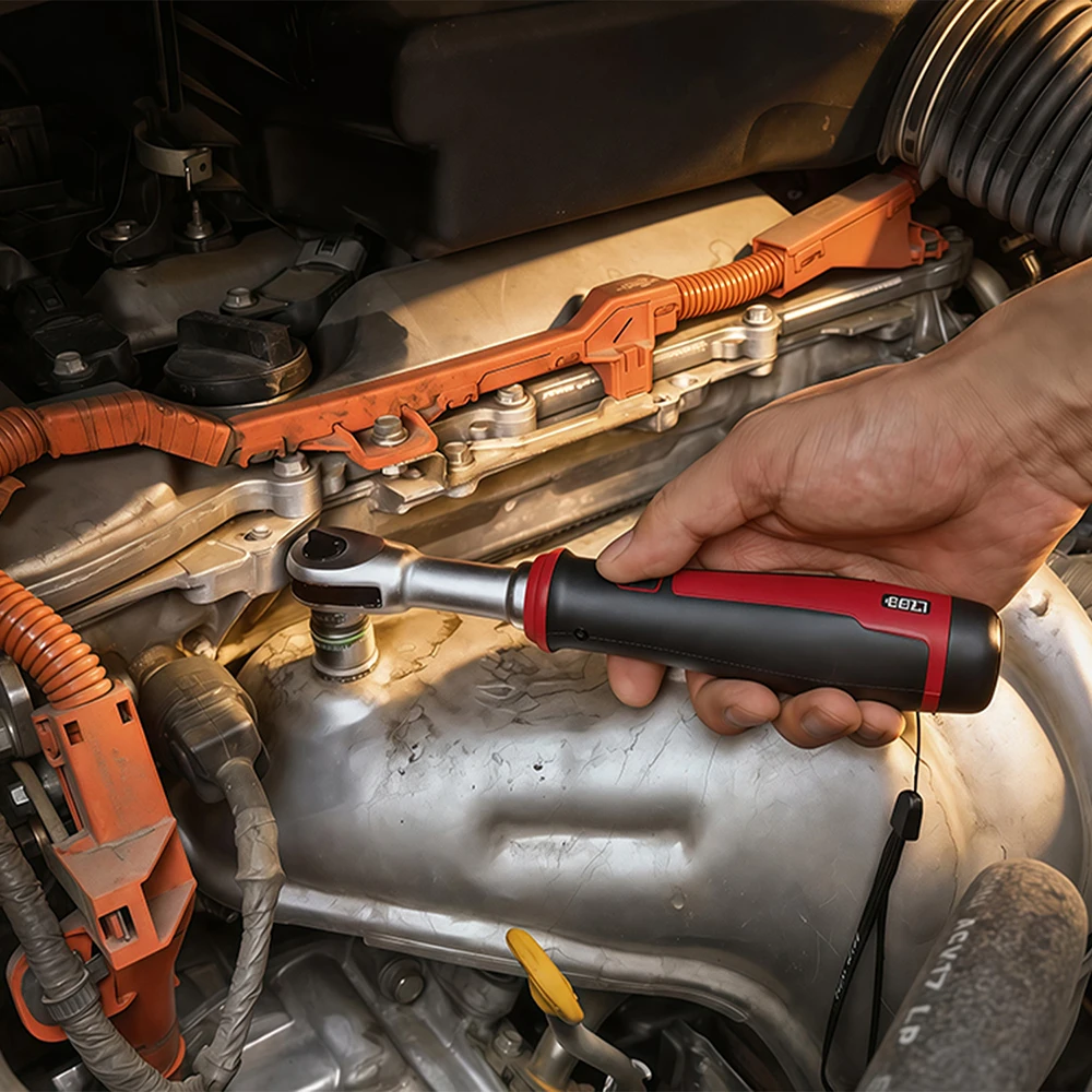 Elektrischer Ratschenschraubenschlüssel 3,6V Typ-C Wiederaufladbar 1/4 Zoll Antrieb für Autoreparatur, Hauswartung und DIY-Projekte – Detail 25