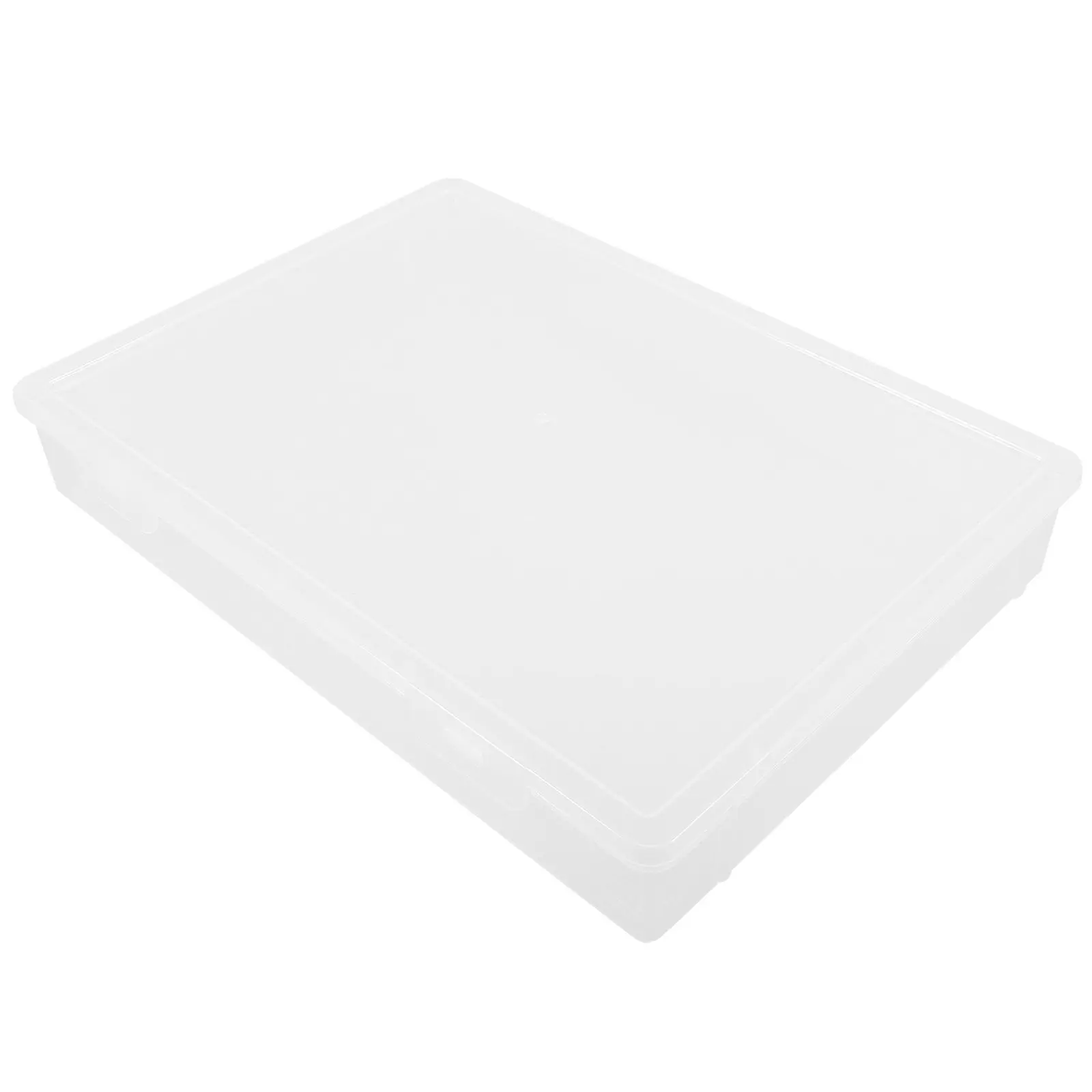 

Plastic Storage Box Document Organizer File Holder for Certificates Travel Cards Photos Desktop Container Document Organizer Box