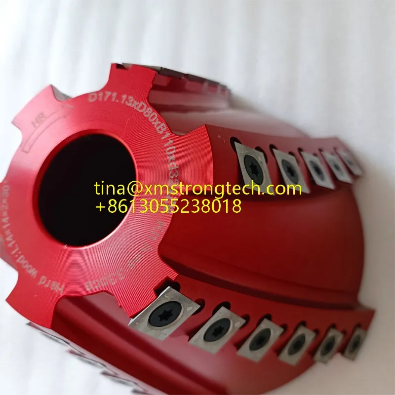 LIVTER Woodworking Tools Bevel Spiral cutter Head with Replaceable Inserts