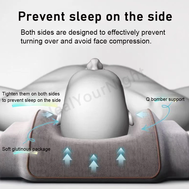 Neck Pillow Anti -side Sleep Fixed Sleeping Position Pillow Beauty Pillow Surgery Cervical Pillow Side Cervical Spine Pillow