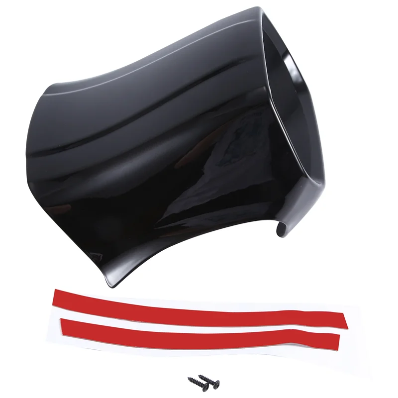 

Motorcycle Front Fairing Headlight Cover Windshield For Vespa Sprint 50 125 150(Black) Accessories-X59A