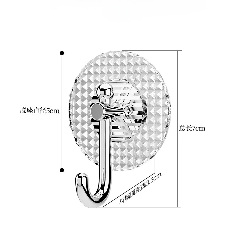 Multi-purpose Wall Organizer Hook Behind-door Key Cloth Hanger Hook Bathroom Robe Towel Holder Rack Kitchen Hardware Shelf Hook