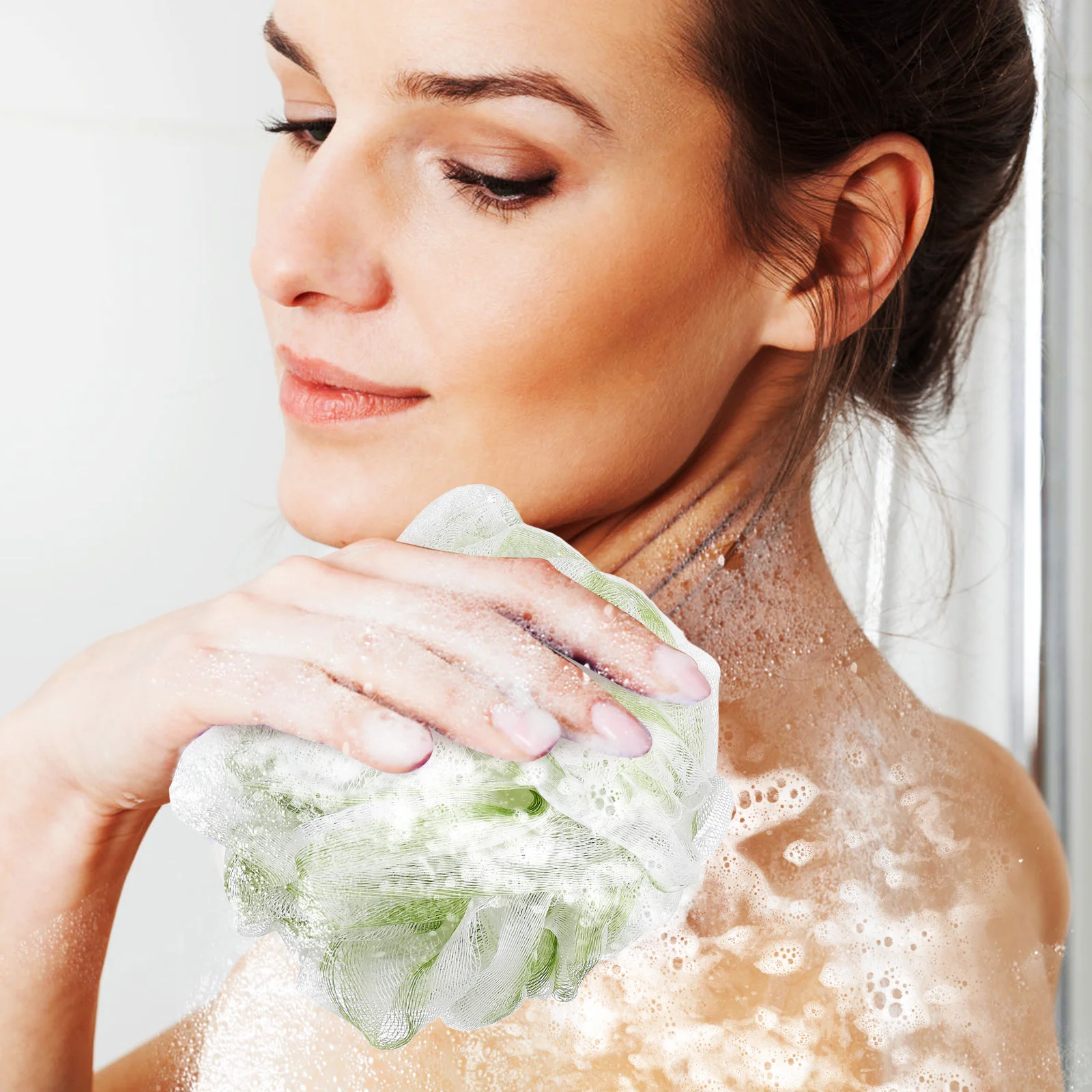 

3Pcs Colorful Bath Loofahs Body Exfoliating Scrubbers Shower Sponge Rich Foam Skin Cleaner Bathing Loofah