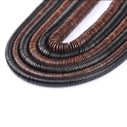 150-100Pcs/Lot Round Natural Coconut Shell Wooden Beads Loose Spacer Beads For Jewelry Making DIY Necklace Bracelet Accessories