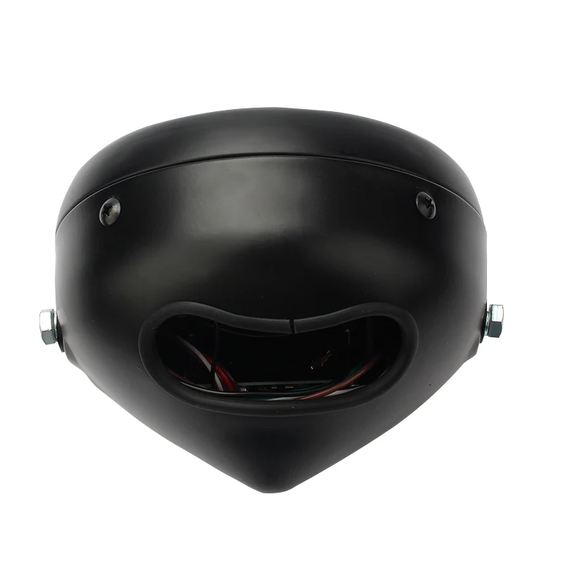 Motorcycle Led Headlight Universal Round Head Light for Harley Sportster Cafe Racer Honda Yamaha Suzuki Custom image 3