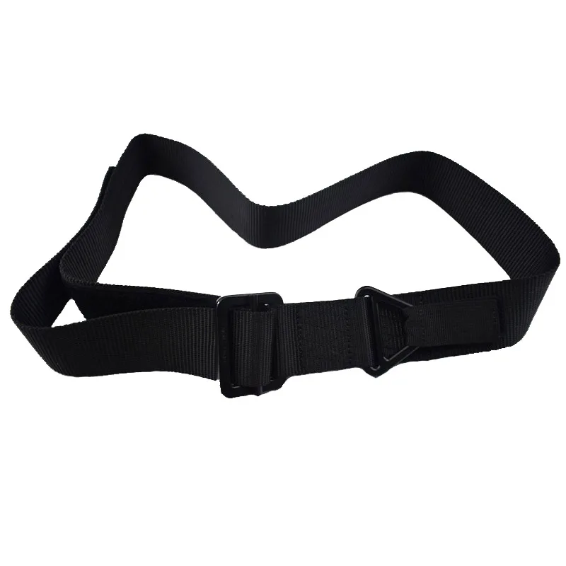 Men\'s Belt Tactical Nylon Belt Military Waistband Heavy Duty Combat Training Waist Belt 100-125CM