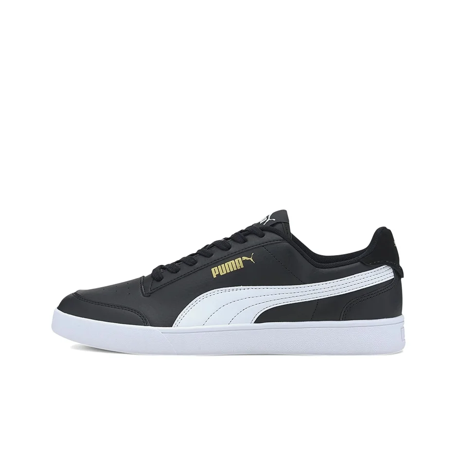 PUMA Shuffle Synthetic Leather Round Tip Abrasion Resistant Lightweight Wear resistant And Lightweight Low top 309668-04