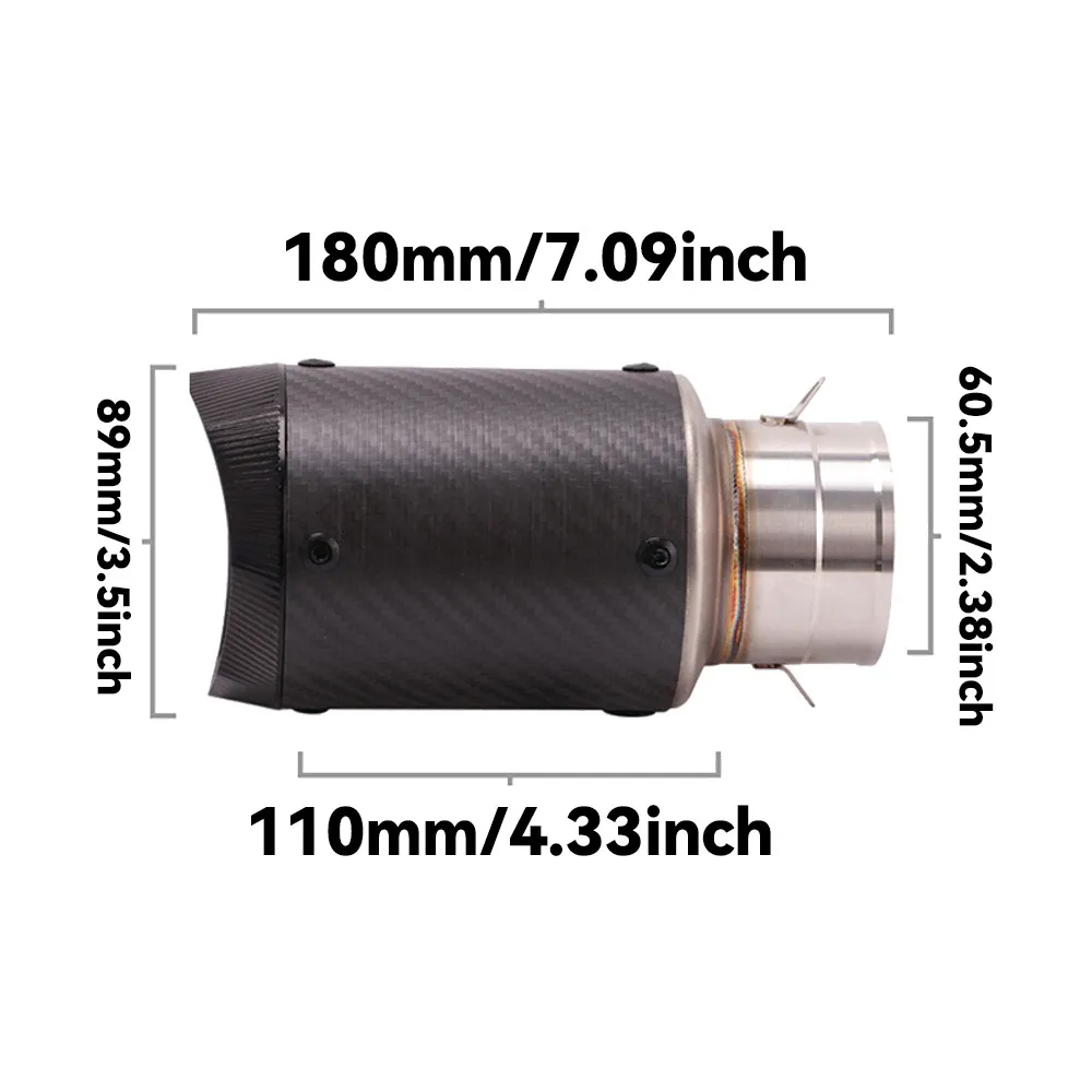 Für Honda CBR650R/F 2014-2023 51mm Slip-on Auspuffanlage Krümmerrohr Schalldämpfer Auspuffrohre – Detail 3