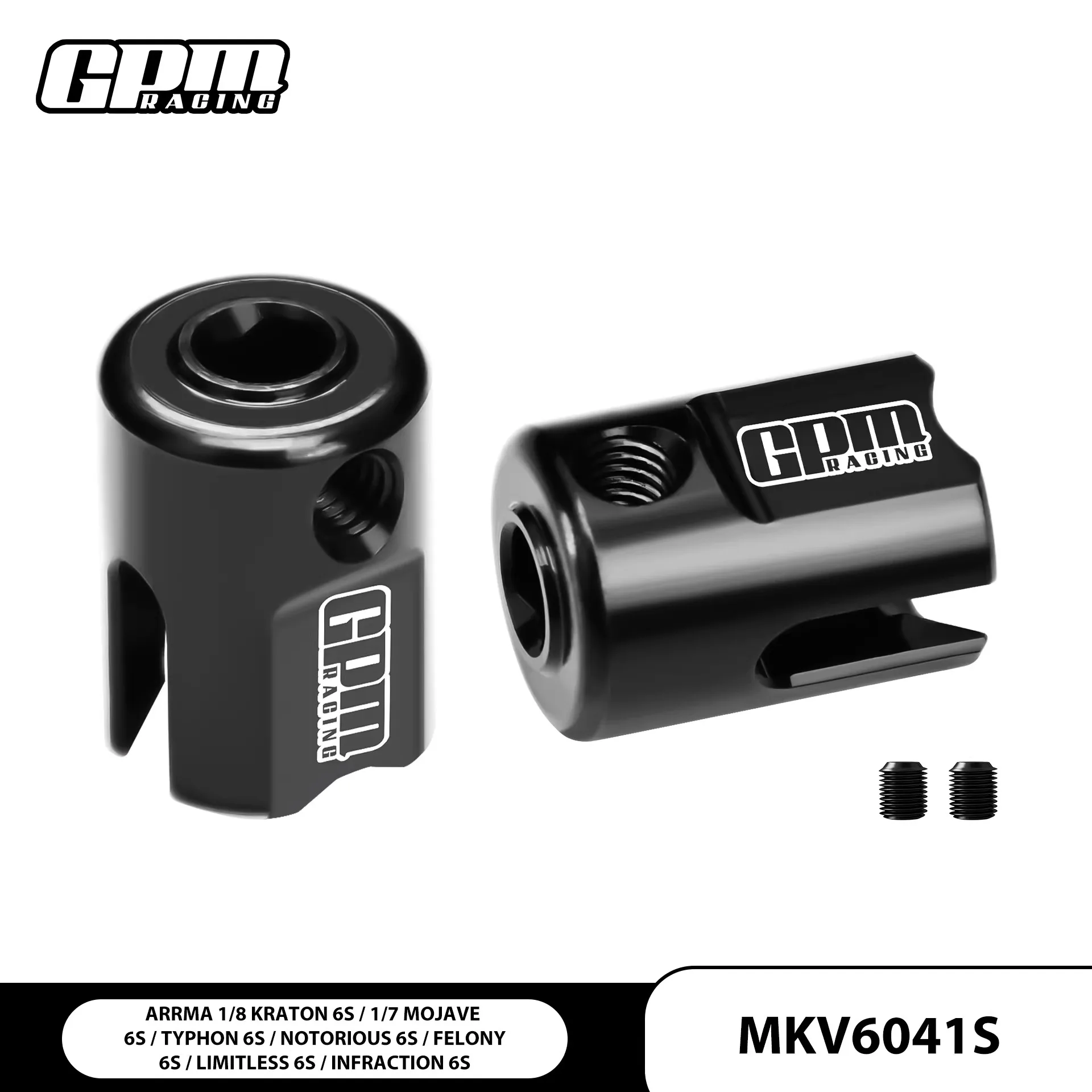 ARRMA 6S Kartun Wandering Fire Force Mohave Giant Stone Medium Carbon Steel Axis Input Shaft Cup