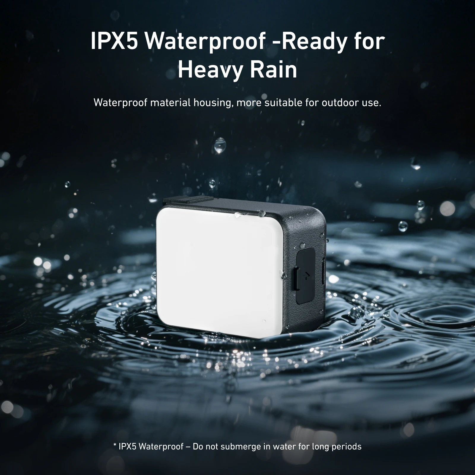 TELESIN Quick Release Mini Fill Light Mini Waterproof Selfie Light For DJI OSMO Action 2 3 4 5pro Selfie Light For OSMO Action