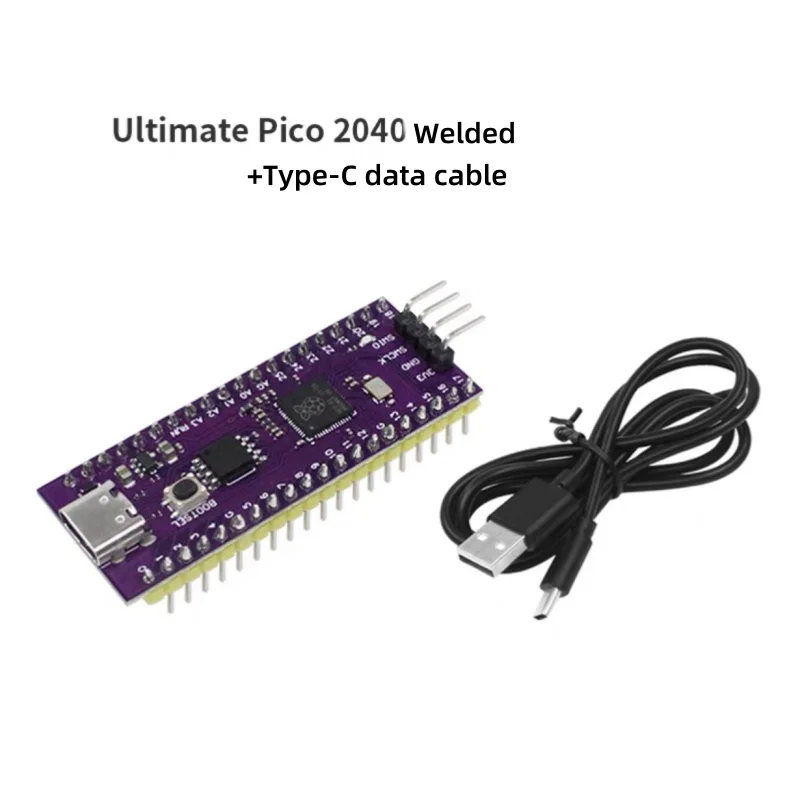 Placa de desenvolvimento para raspberry pi ultimate rp2040, compatível com placa-mãe raspberry pi pico python