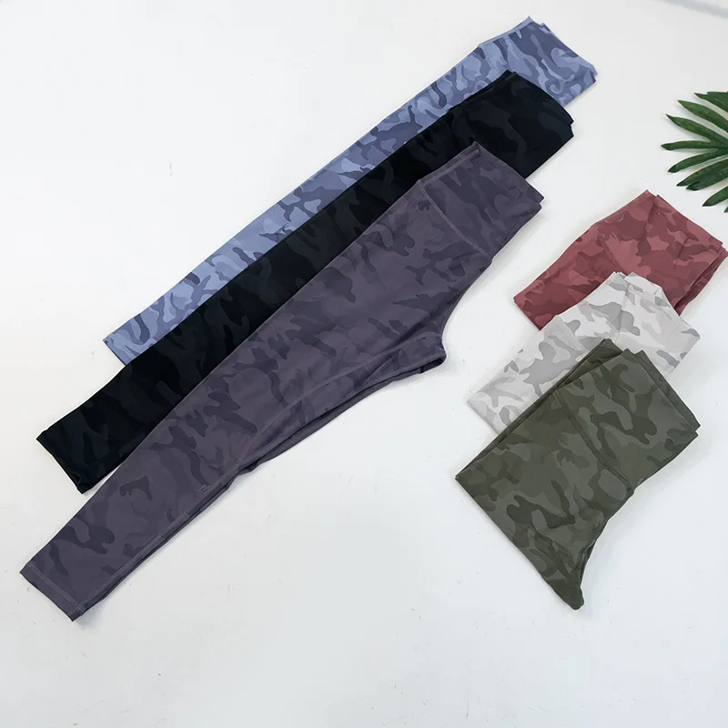 

Women Sport Yoga Pants Double Brushed High Waist Tummy Control Buttery Skin Friendly Soft Slim Fit Workout Ankle Leggings