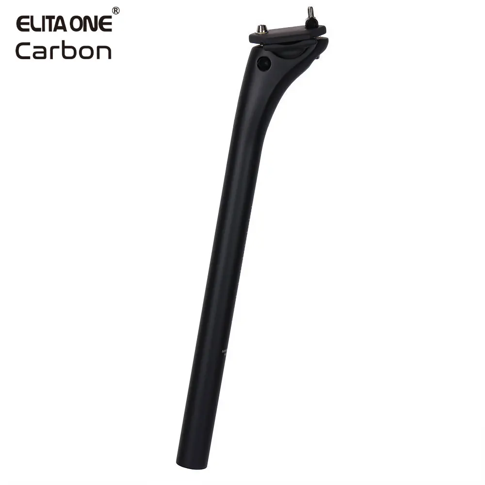 

ELITA ONE Carbon Seat Post 25.4 27.2 30.9 31.6mm MTB/Road Bike Seatpost Offset 20mm Length 350-450mm