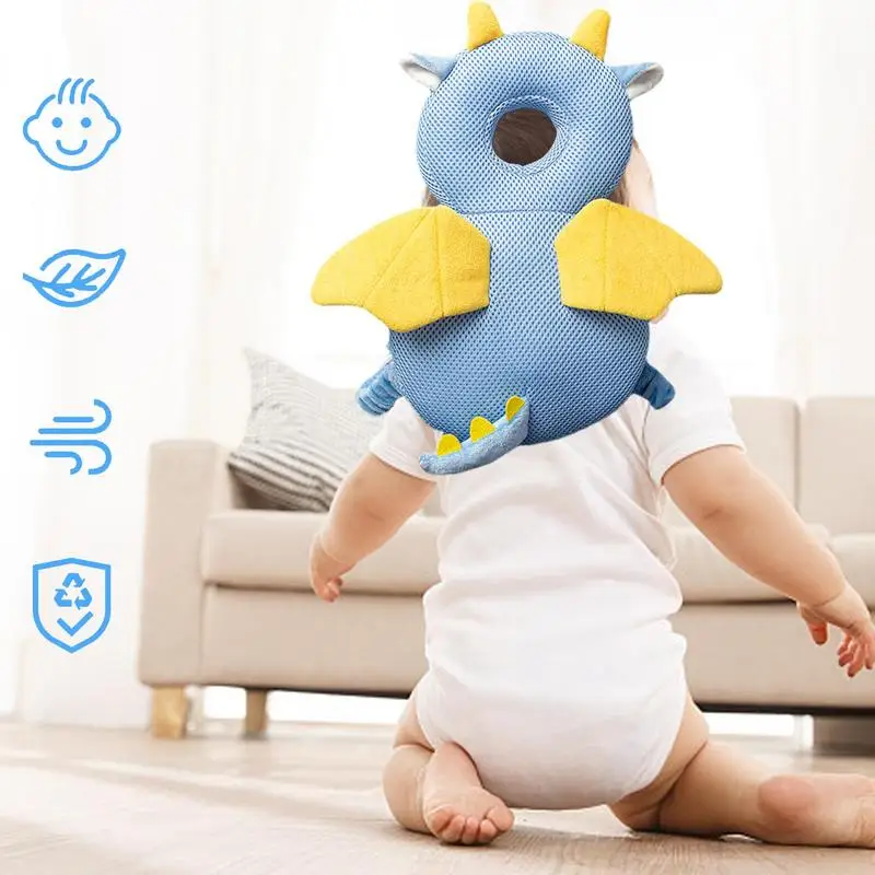 Baby Walker Back Cushion Head Protective Pillow With PP Cotton Toddler Supplies For Learning Walking Crawling For Home Early