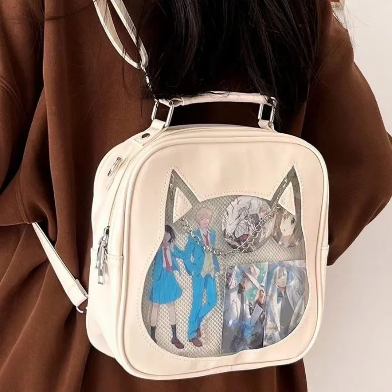

Sweet Splicing Anti Splashing 8-inch Handbag - Versatile Cartoon Universal for Girls
