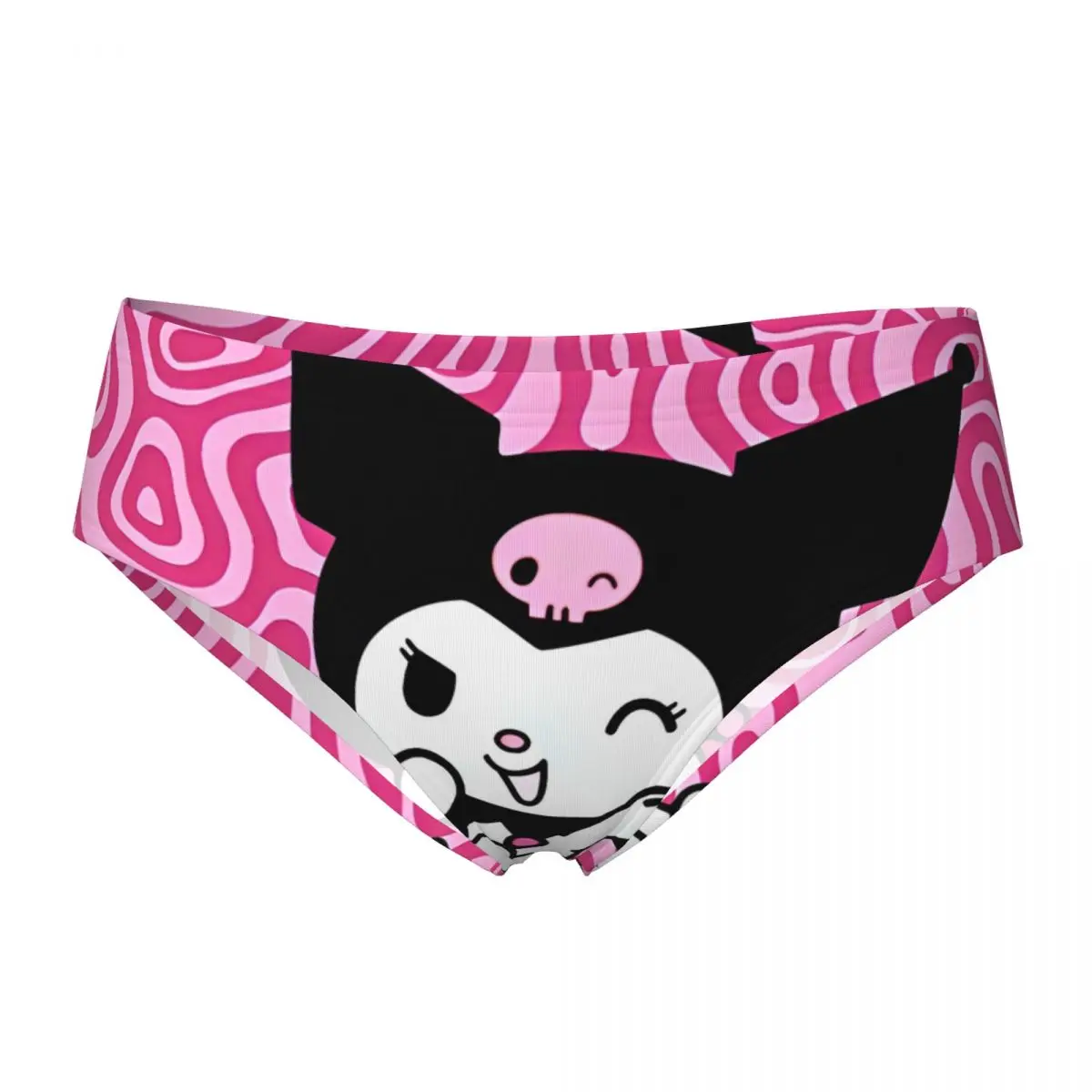 

Women Cute Kuromi Briefs Panties Soft Underwear Cartoon Female Humor S-4XL Underpants