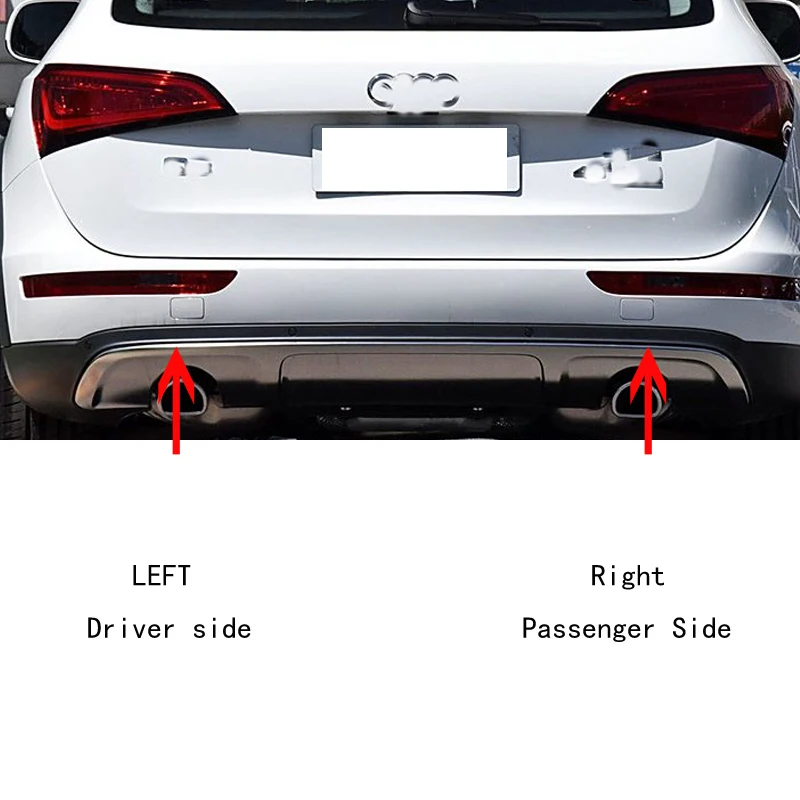 Rear Bumper Tow Hook Cover Towing Eye Cap Lid Fit For Audi Q5 2008-2017 2018 8R0807449 8R0807450 Car Accessories