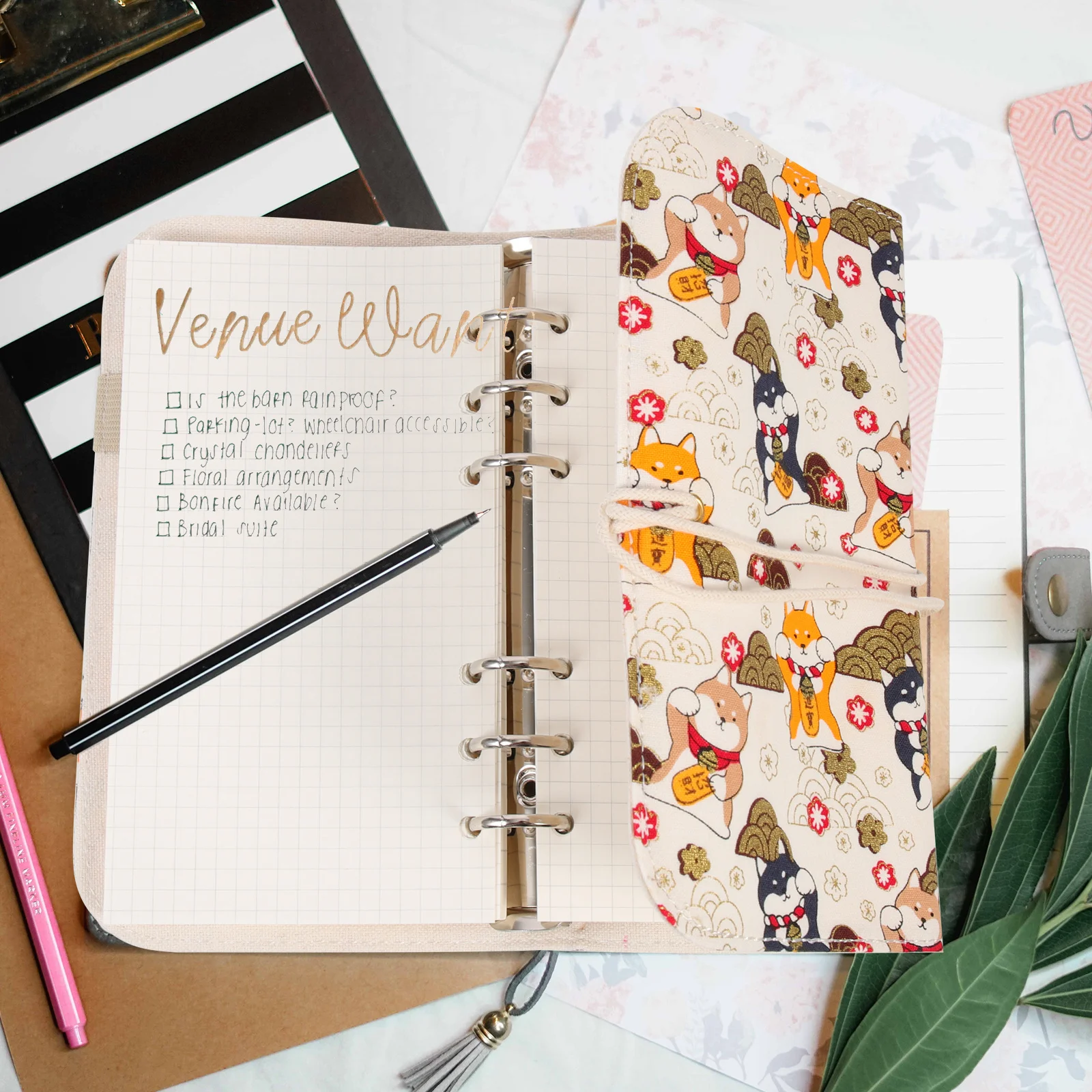 1Set A6 دفتر الميزانية أنيق منظم مالي تخطيط المال الموثق لطيف المحمولة هدية مخطط الميزانية توفير المال بليندر #6