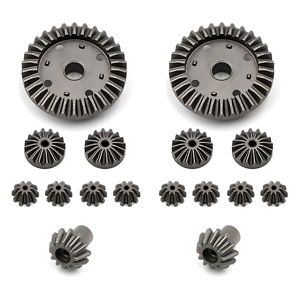 16pcs/set 10T 12T 16T 30T Differential Driving Gears for Wltoys 12428 12423 12429 144001 Leap RC Auto Parts Upgrade Spare Parts