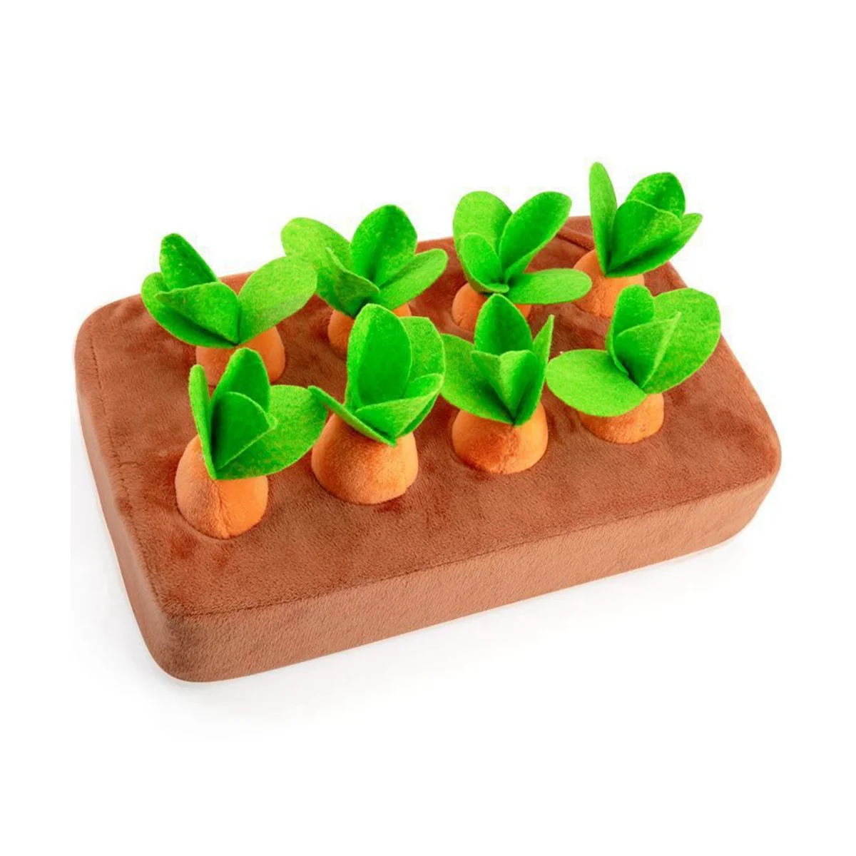 Plush Carrot Dog Toys Pet Chew Toy Hide Food Pull Radish Eating Habits Snuffle Mat Dog Interactive Games Toys