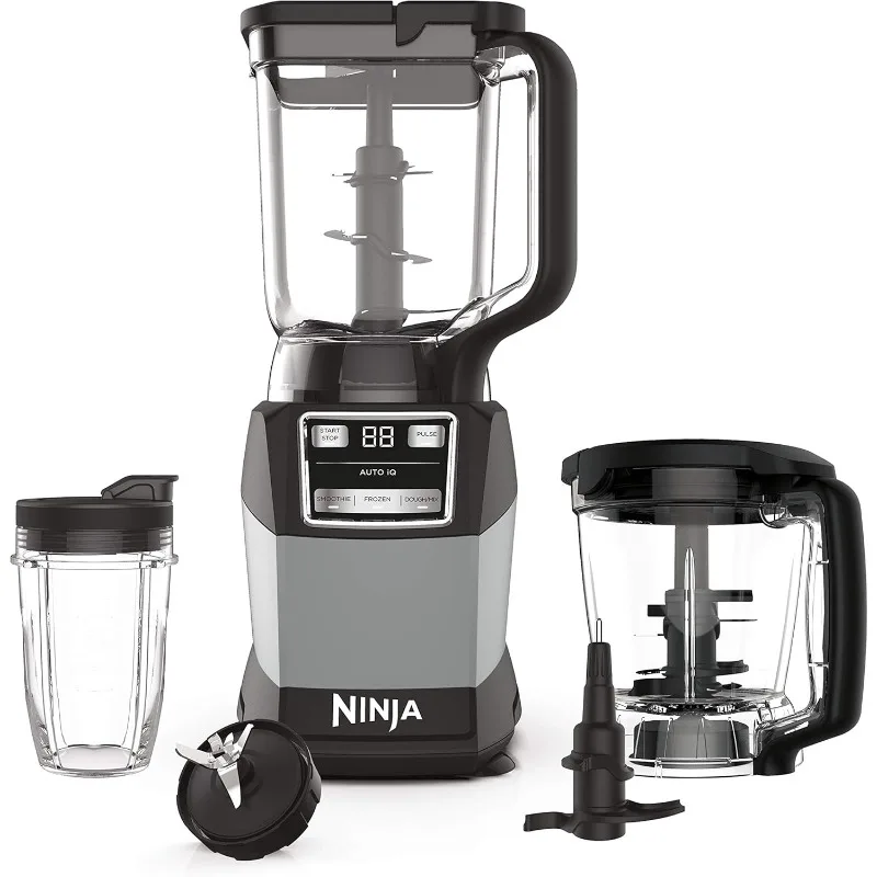 Ninja Blender, Compact Kitchen System, 1200W, 3 Functions for Smoothies,Dough&Frozen Drinks with Auto-IQ, 72-oz.* Blende Pitcher